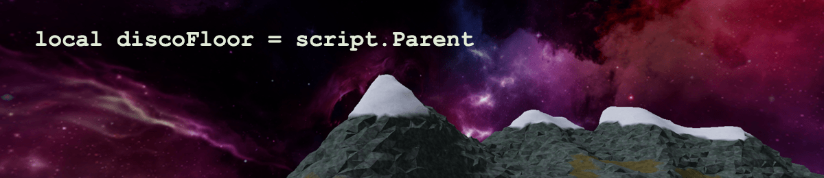 Alan zemini ve script bulmak için kod içeren dağlar.Parent